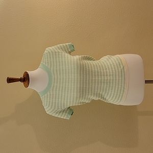 Seafoam striped Madewell sweater